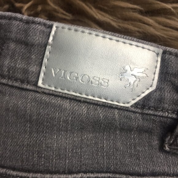 Vigoss grey wash straight leg jeans - size 7G - Picture 4 of 10